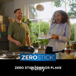 Ninja ZEROSTICK Essentials Cookware 3-Piece Saucepan Set with Glass Lids, Non-St
