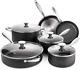 Nonstick Cookware Set Induction, 10 Piece Stone-derived Cooking Pots And Pans Wi