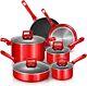 Nonstick Pots And Pans Set, 10 Piece Cookware Set, Induction Pot And Pan Sets Wi