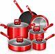 Nonstick Pots And Pans Set, 6 Piece Cookware Set, Induction Pot And Pan Sets