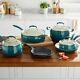 Pioneer Woman Classic Belly 10 Piece Ceramic Non-stick & Cast Iron Cookware Set