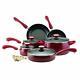 Paula Deen 12513 Signature Nonstick Cookware Pots And Pans Set 15 Piece