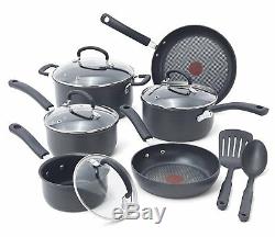 Pots And Pans Set Nonstick TFal 12 Piece Ultimate Hard Cookware Thermal Spot S