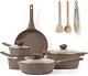 Pots And Pans Set, Non Stick Pans Set, 12-piece Induction Hob Cookware Set With