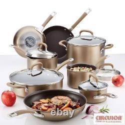 Premier Hard Anodised Induction 13 Piece Cookware Set in 2 Colours