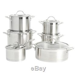 ProCook Professional Stainless Steel Induction Cookware Set 6 Piece