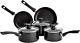 Professional Product Title 5-piece Induction Cookware Set With Non-stick Coati