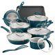 Rachael Ray 13-piece Create Delicious Nonstick Cookware Pots And Pans Set, Teal
