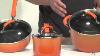 Rachael Ray Porcelain Enamel Ii 10 Piece Cookware Set Two Tone Orange Product Review Video