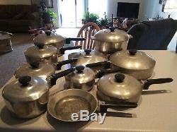 Rare Complete Set Magnalite GHC Cookware 20 Pieces Mid-Century