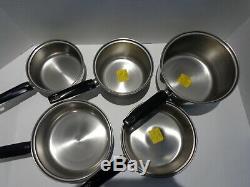Rare Revere Ware Patriot 11 Piece Unused Cooking Set with Stickers