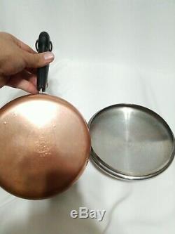 Revere Ware Copper Bottom Pots and Pans Set 11 pieces 12qt, Skillet, Stock Pot