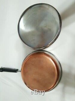 Revere Ware Copper Bottom Pots and Pans Set 11 pieces 12qt, Skillet, Stock Pot