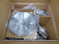 Revere Wear Tri-Ply Bottom Stainless Steel 7 Piece Cookware Set New in Box