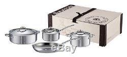 Ruffoni Symphonia Prima 7-Piece Stainless Steel Cookware Set SY7