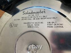 SALADMASTER T304S Stainless Steel Cookware Set 9 Pieces Vintage Vapo Lids