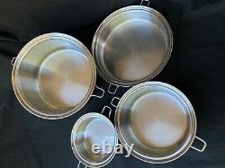 SALADMASTER T304-316 Stainless Steel Cookware Set Waterless 15 Pieces