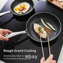 SKY LIGHT Nonstick Cookware Set, 10 Piece Stone-Derived Cooking Set Altay 19461