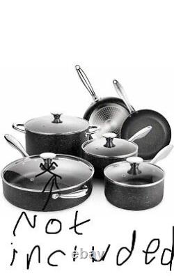 SKY LIGHT Nonstick Cookware Set 9Piece Stone-Derived Cooking Set Altay 19461