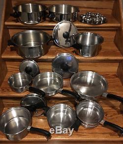 Saladmaster T 304 S Surgical 18 8 Stainless Steel Cookware Set 21 Pieces! I