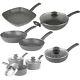 Salter Pots And Pans Set 8 Piece Non-stick Cookware Induction Easy Pouring Lips