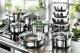 Satin Stripes Home Cookware Set Saucepan Sets Pots And Pans Induction 20 Piece