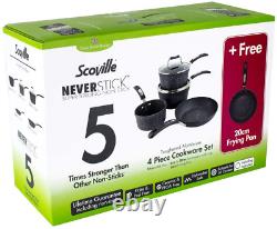 Scoville Neverstick 4+1 Piece Cookware Set