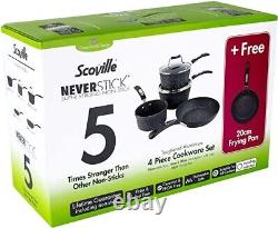 Scoville Neverstick 4 Plus 1 Piece Cookware Set
