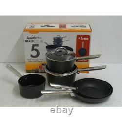 Scoville Pro 4 Piece + FREE Frying Pan Cookware Set FREE P&P