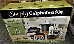 Simply Calphalon Nonstick 10 Piece Cookware Set