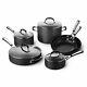 Simply Calphalon Nonstick 10 Piece Cookware Set With Tempered Glass Lid Gift