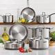 Stainless Steel 12-piece Cookware Set