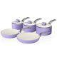 Swan Retro 5 Piece Pan Set Purple. Vintage Kitchen Cookware. Brand New