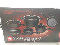 Swiss Diamond Cookware 10 Piece Non-Stick Cookware Set