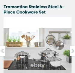 TRAMONTINA 5 Piece Stainless Steel Saucepan Cookware Set £300