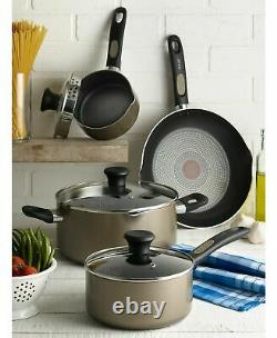 T-fal Cook & Strain 14 Piece Non Stick Thermo-Spot Cookware Pots & Pans Set $265