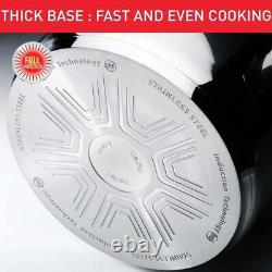 Tefal Delight Non-Stick 5 & 3 pcs Frying Pan Saucepan Cookware Set, Silver