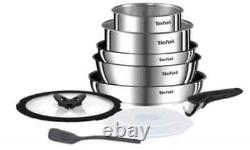 Tefal Ingenio Emotion 10-Piece Stainless Steel Cookware Pan Set RRP £200