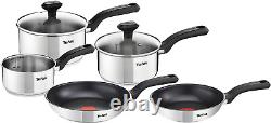 Tefal Pot And Pan Set Thermospot Cookware Stainless Steel 5 Piece Sets Single