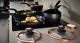 Tower Cavaletto Black/rose Gold 5 Piece Pan Set Kitchen Cookware 5 Yr Guarantee
