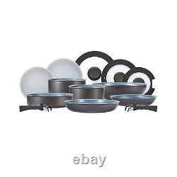 Tower Freedom T800200 13 Piece Cookware Set with Ceramic Coating, Stackable D