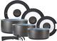 Tower Freedom T800201 7 Piece Cookware Set With Ceramic Coating, Stackable