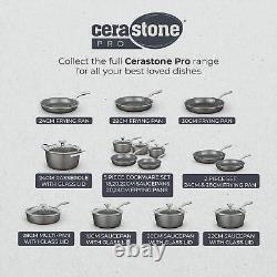 Tower T900209 Cerastone Pro 5 Piece Cookware Set, Graphite