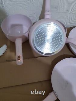 Tower cavaletto 5 Piece Cookware Set, Pink & Rose Gold
