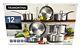 Tramontina 12-piece Tri-ply Clad Stainless Steel Cookware Set See Details