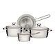 Tramontina 4 Pcs. Stainless Steel Cookware Set