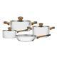 Tramontina 4-piece Brava Cookware Set Stainless Steel Heat-resistant Durable
