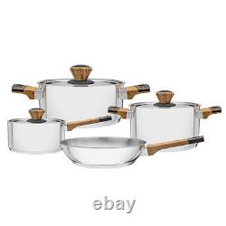 Tramontina 4 Piece Stainless Steel Cookware Set