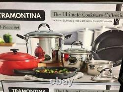 Tramontina COS1309977 Ultimate Cookware Set 10-Piece 1309977, Iron