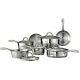 Tramontina Gourmet Stainless Steel Tri-ply Base Cookware Set 12 Piece